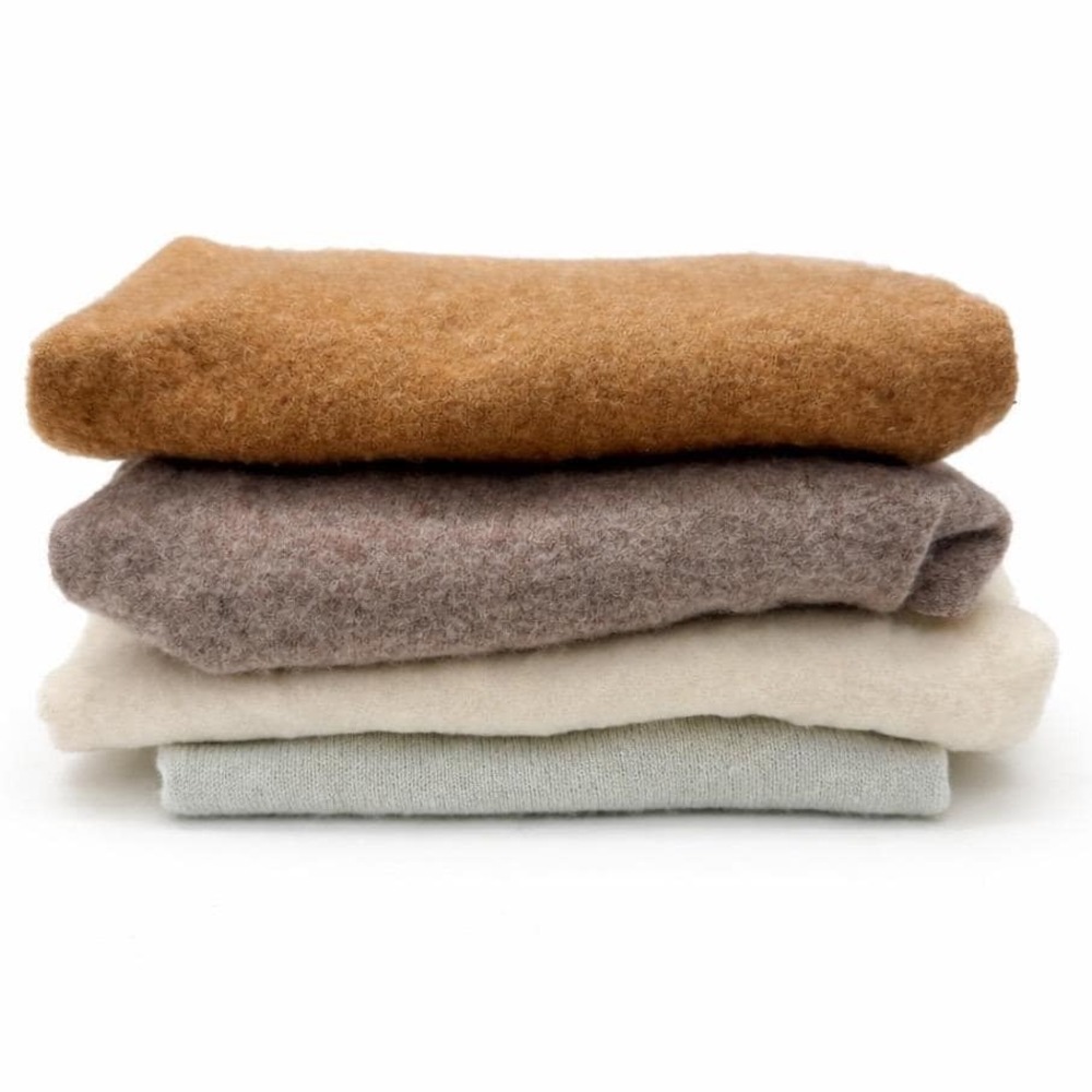 Cashmere Neutral Sweater Lot 4 Bundle Crafter Cutter Fabric Repurpose Sewing DIY